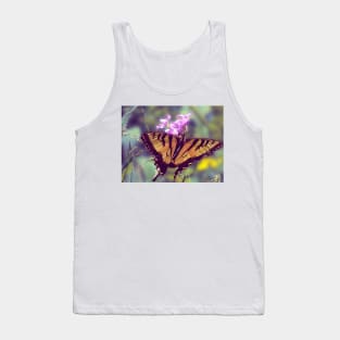 Yellow Swallow Tail Butterfly Tank Top